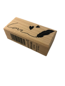 Stempel, Love, 5x2,2 cm.