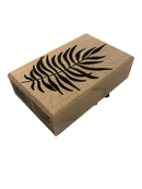 Stempel, Bregne, 6x3,5 cm.