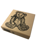 Stempel, Bamse, 7,5x7,5 cm.