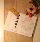 Male- og opgavebog, Konfirmation Pige