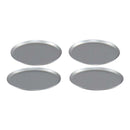 Lysfad sølv, Ø10 cm. 4 stk.