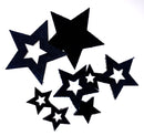 Stjerne, Sort - 1 stk assorteret