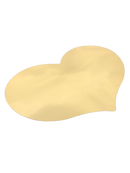 Skjold hjerte, Guld, pap