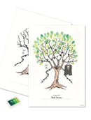 Gæsteplakat, Konfirmation dreng, Grøn