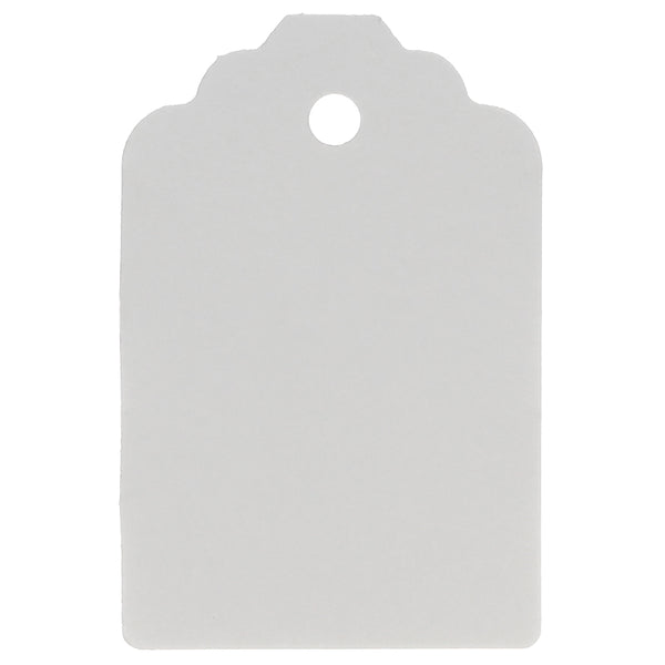 Manillamærke DP, 4,5x6,7 cm., Hvid #335