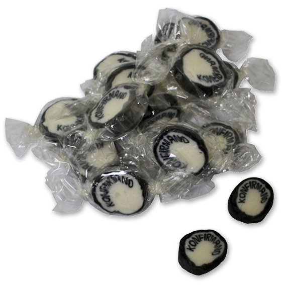 Bolsjer, Konfirmand Sort, 175 g