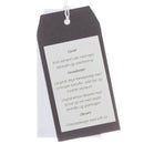 Menukort og Bordkort Eleanor, Sort