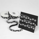 Satinbånd med fodbolde, 6 meter