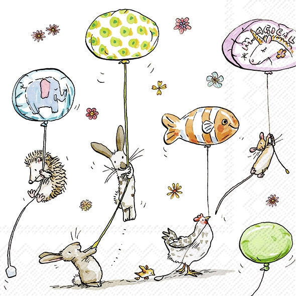 Ihr, Animals with balloons, Frokostserviet