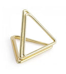 Bordkortholder, Trekant guld, 10 stk.