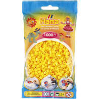 Hama Perler i gul 100 stk til børn i alle aldre - også de voksne af dem. 