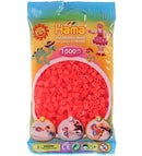 Hama Midi Perler, Neon Rød, 1000 stk.