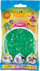 Hama Midi Perler, Transparent Grøn, 1000 stk.