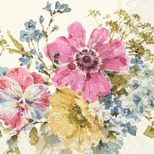 Ihr, Garden flower bunch, Frokostserviet
