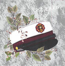 Ihr, Student rød med grå baggrund, Frokostserviet