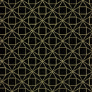 Ihr, Square Pattern Black/Gold, Frokostserviet