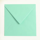 Kuvert Kvadratisk Turkis, 164x164 mm