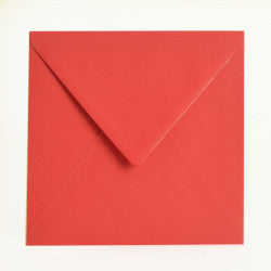 Kuvert Kvadratisk Rød 164x164 mm