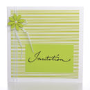 Invitation Lykke diy, Lime