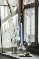 Rustik stagelys, Lyseblå, 18 cm.