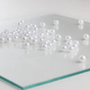 Perlemorsperler hvid, 5 mm