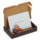 Postæske, Sort, A6, 17x10,5x3 cm