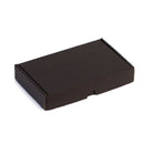 Postæske, Sort, A6, 17x10,5x3 cm