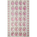 Stickers, Lyserød hagesmæk, 28 stk.