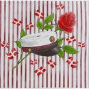 Student Frokostserviet Rød Med Striber