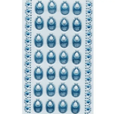 Stickers, Lyseblå hagesmæk, 28 stk.