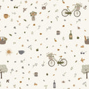 Gavepapir Sommerdage - 52,5CM X 5M