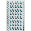 Stickers, Lyseblå sutteflaske, 40 stk.