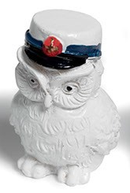 Student, Ugle Blå. 4 cm.