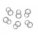 Strø sølvringe, 25 stk.