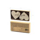 Bordkort, Træhjerte, 10 stk.